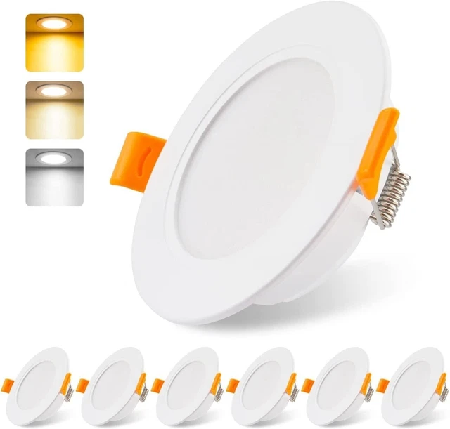 DUSKTEC 4x Faretti LED da Incasso con Alexa Smart Bluetooth, 220V Faretto da Soffitto RGB Bianco