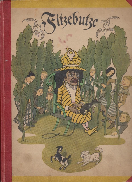 Fitzebutze Bilderbuch Kreidolf  Dehmel Insel Verlag Weihnachten 1900 Original