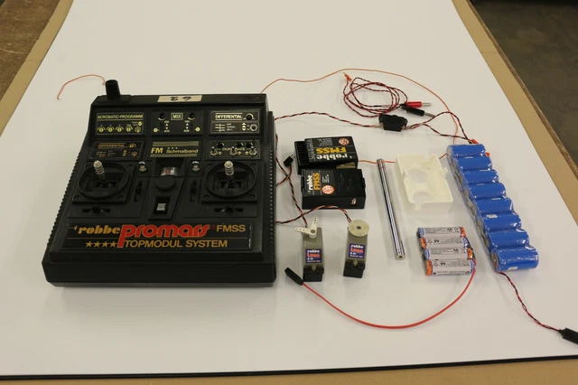 Module émetteur Récepteur ROBBE Promars FMSS 8 Dual Rate 41MHz Avec Accessoires | Radiocommande Modélisme Vintage