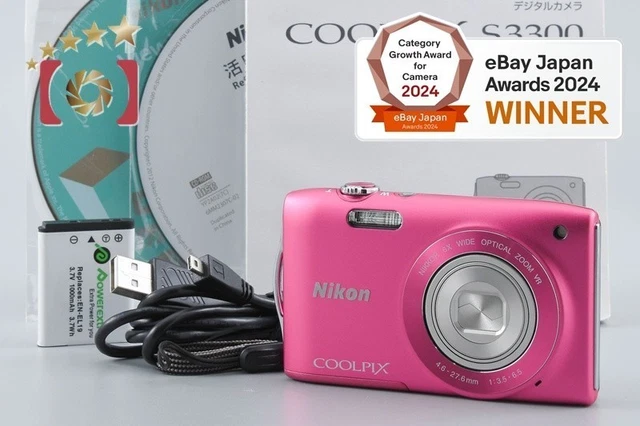 CÁMARA DIGITAL NIKON COOLPIX S3300 Strawberry Pink 16,0 MP [Muy