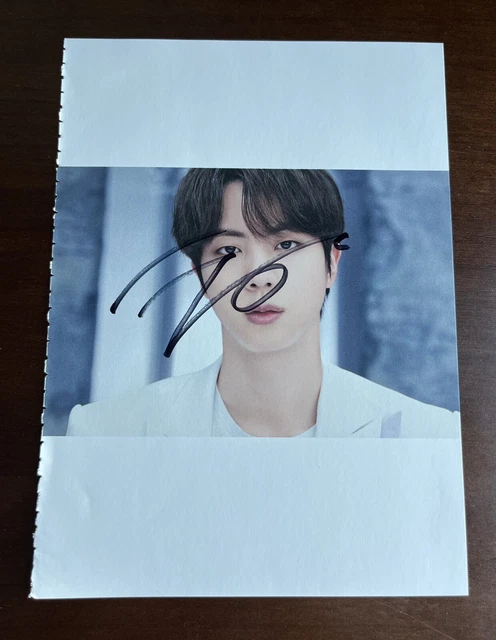 BTS JIN SIGNED Page Wings Autograph Rare $130.00 - PicClick AU