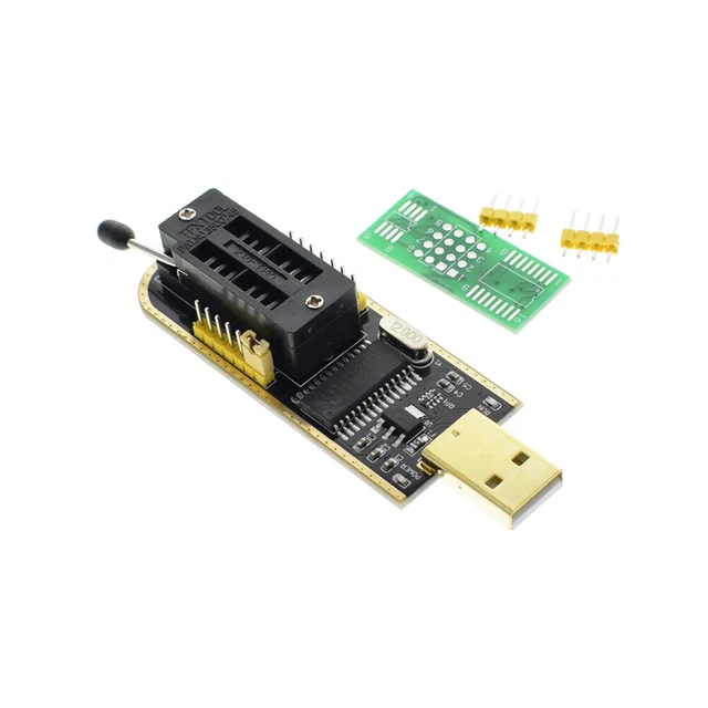 CH341A 24 25 Series EEPROM Flash BIOS USB Programmer Module SOIC8 SOP8 ...