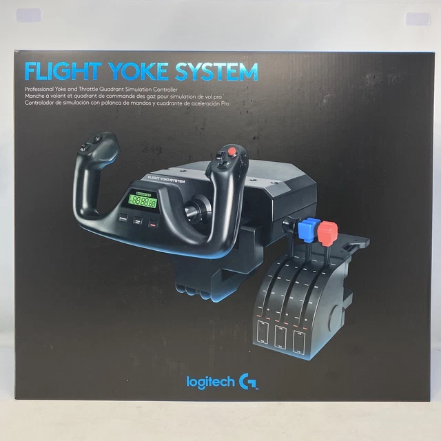 Logitech G Saitek Pro Flight Throttle Quadrant In Trim Wheel Cesna - Foto 8