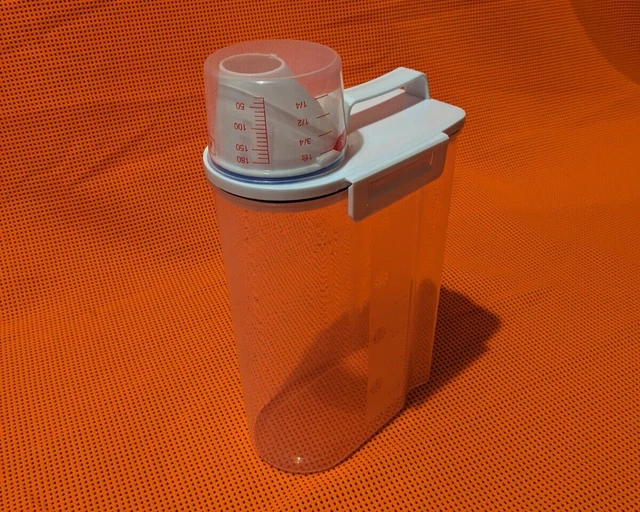 AIRTIGHT RICE GRAIN Storage Tank Pet Food Container with Measuring Cup Dispenser £7.49 PicClick UK