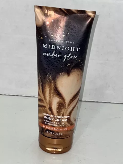 Bath & Body Works Midnight Amber Glow Body Cream Moisturizer Lotion Mini  2.5 NEW