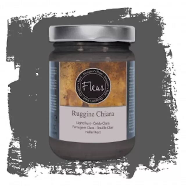 Fleur Fluid Art, Mediums & Paint Effects - Real Light Rust Colour - 130ml jar