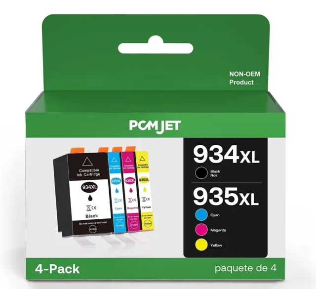 934XL 935XL BCYM Ink Combo For HP Officejet Pro 6830 6230 6835 6812 6815 6820