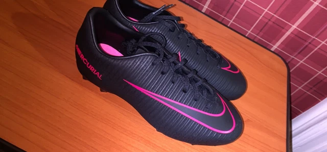 NIKE MERCURIAL VAPOR XI FG Junior Black Pink Blast Football Boots 20.00 PicClick UK