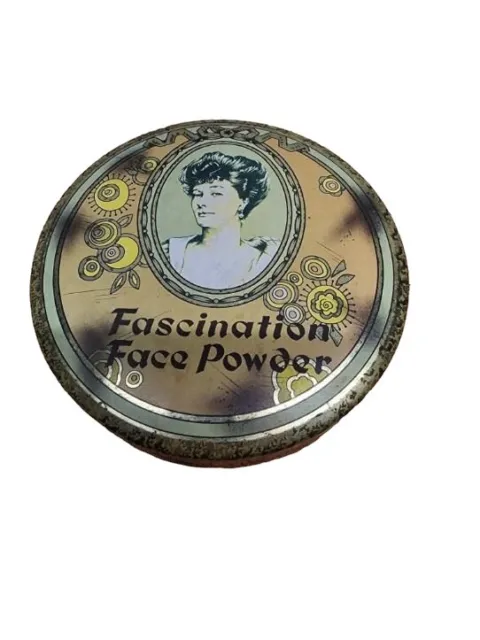 Vintage Daher Fascination Face Powder Tin