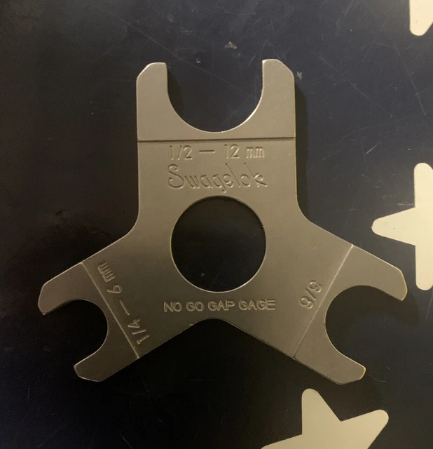 SWAGELOK MSIG468 GAP Inspection Gauge 3/8, 1/212mm, 1/46mm Wrench