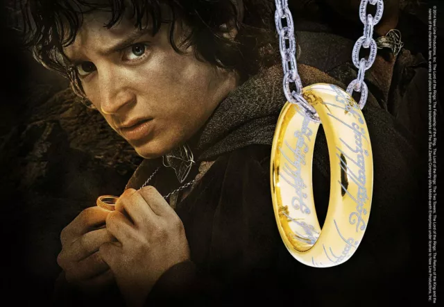 Herr der Ringe - Ring mit Kette Der Eine Ring (Sterling Silber)