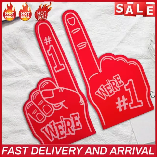 1PCS Giant Finger Palm Victory Gesture Cheering Event Gloves Cheerleading Props