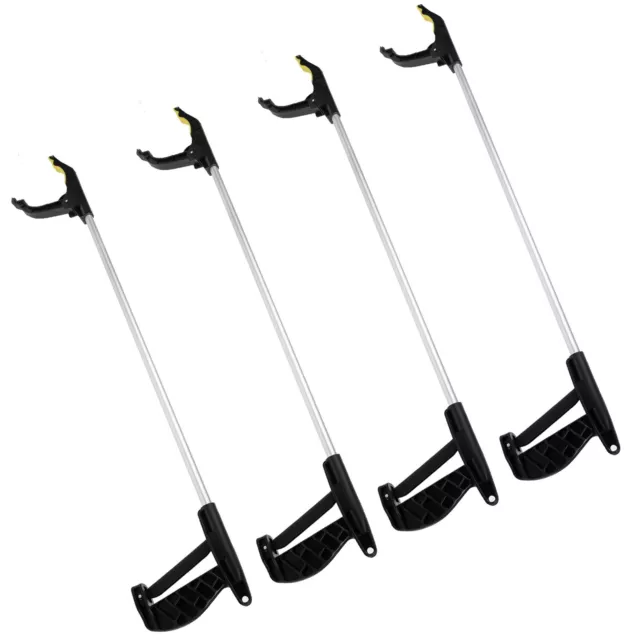 4x Grabber Stick Long Arm Grabber Tool Handheld Rubbish Pick Up Reaching Tool