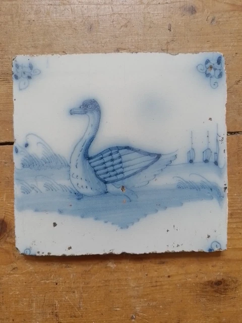 18th Century Delft tile 18th Century Delft tile