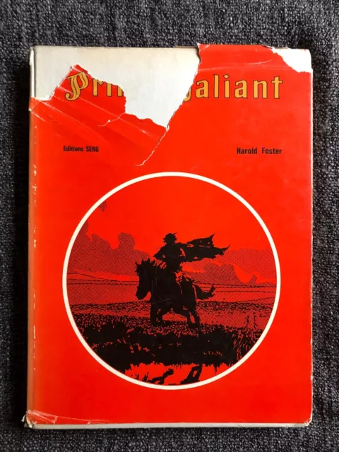 PRINCE VALIANT - TOME 1 à jaquette - HAROLD FOSTER - EDITIONS SERG - 1973 - BE