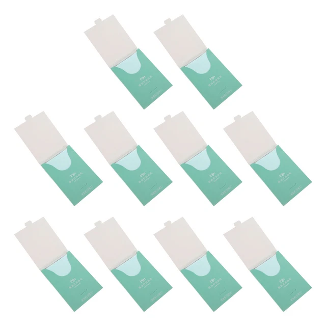 10 Boxes Öllöschpapier Fräulein Gesichtsöltücher Absorbierendes Damenteile
