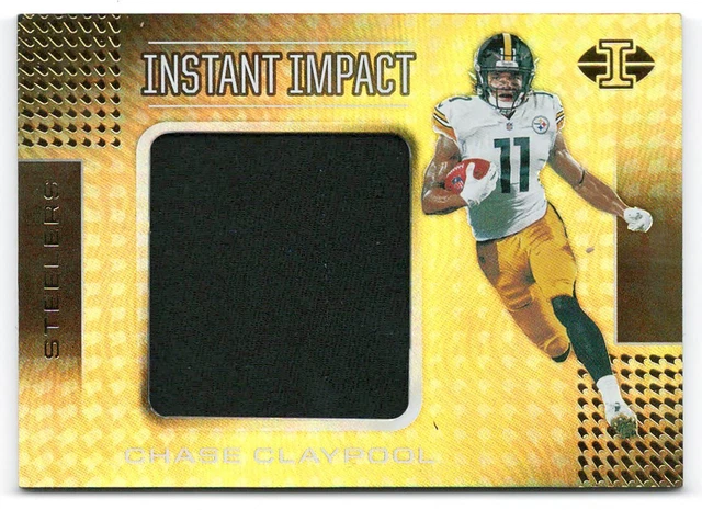 2020 Illusions Instant Impact Chase Claypool RC Patch Pittsburgh Steelers