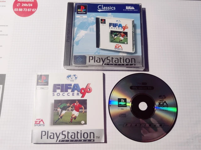 Jeu FIFA SOCCER 96 Black Label - PS1 PAL Français COMPLET Avec Notice - Bon état