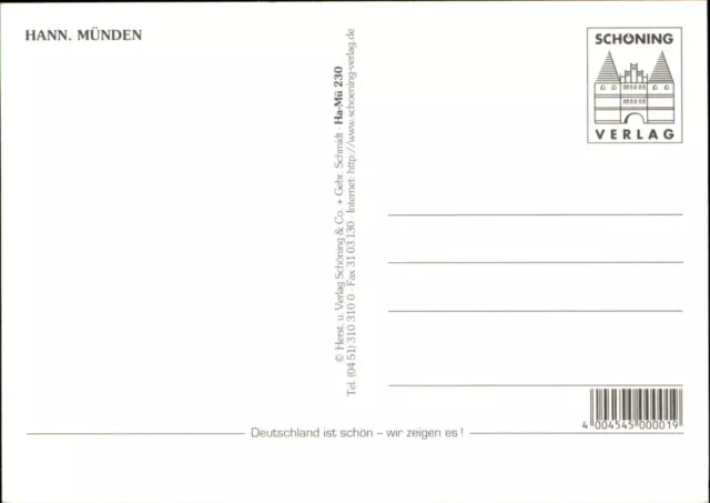 HANN. MÜNDEN farbige AK Ansichtskarte Geschichte & Chronik-Karte Postkarte 2