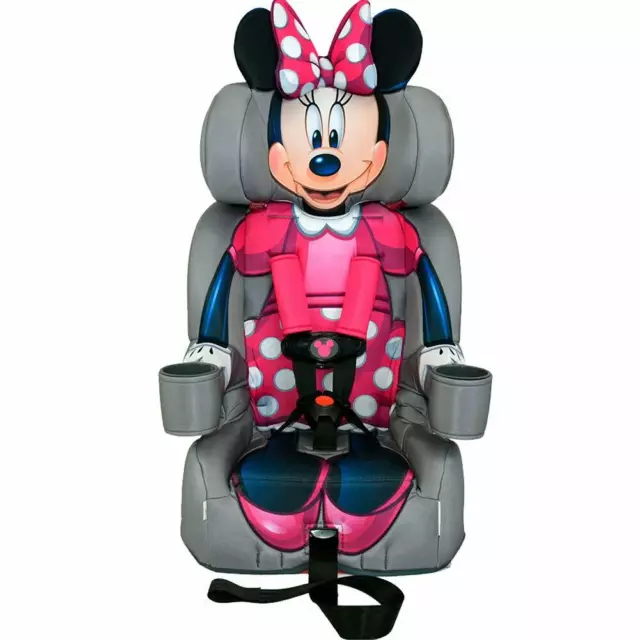KidsEmbrace 2-in-1 Harness Booster Car Seat, Disney Minnie Mouse