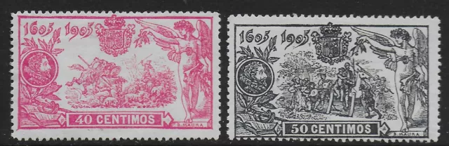 Spain stamps 1905 MI 225+226 UNG/MLH VF