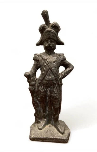 Ancien Soldat En Plomb – Cavalier Miniature De Collection