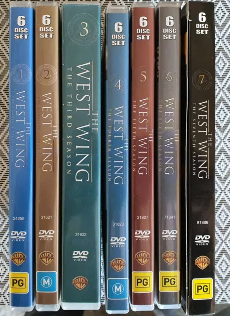 The West Wing - Seasons 1-7 DVD Region 4 (Free Shipping)