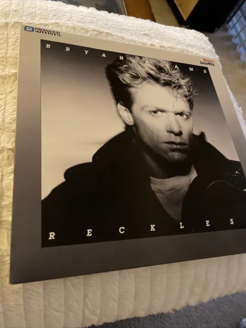 BRYAN ADAMS-RECKLESS STEREO LASER DISC- PIONEER ARTISTS-MUSIC VIDEOS-exc +cond