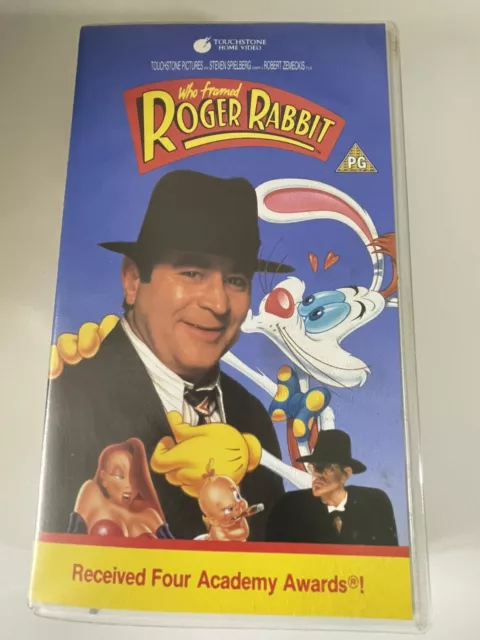 Who Framed Roger Rabbit VHS Video Cassette Tape, 1990. Vintage