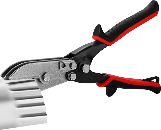 5 Blade Sheet Metal Crimper, Hand Crimper HVAC Pipe Crimper for 24 Gauge Steel a