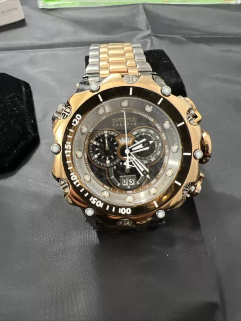 Invicta Reserve 52Mm Venom Hybrid Shutter Swiss Quartz Chrono Watch 35653