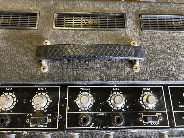 Vintage 1960er Vox Supreme Gitarrenverstärkerkopf *Ronnie Lane Mobile Collection* 8