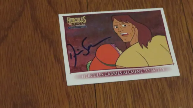 Kevin Sorbo Autographed Hand Signed Card Hercules