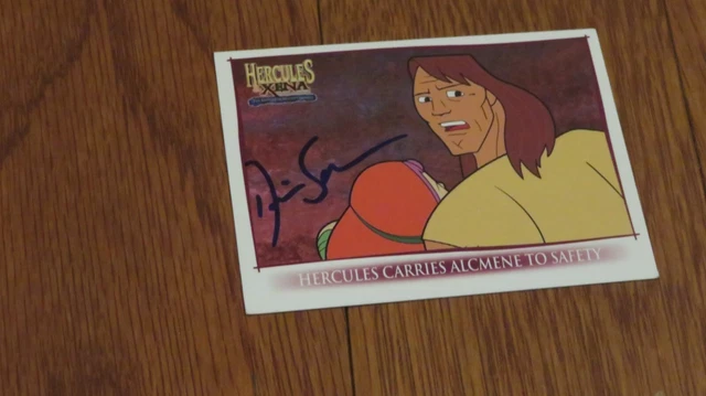 Kevin Sorbo Autographed Hand Signed Card Hercules