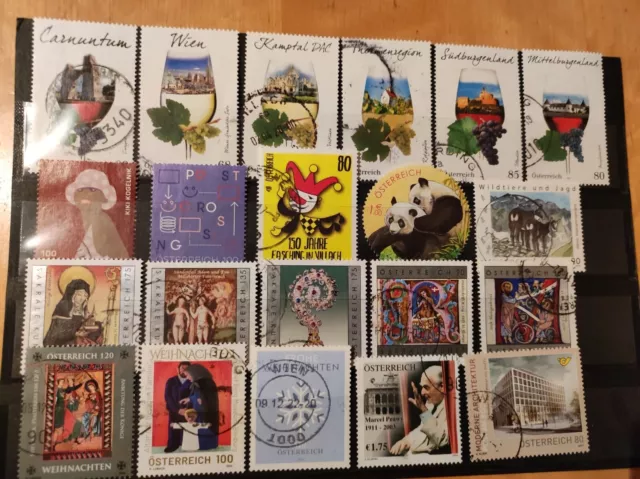 Österreich schönes Lot nur sauber gestempelte Briefmarken 3