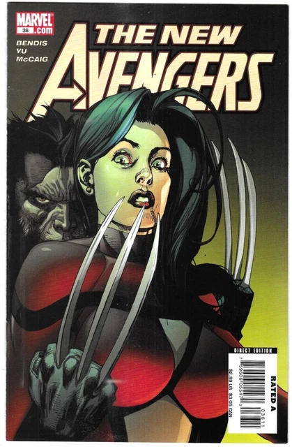 New Avengers Comic 36 Cover A First Print 2008 Brian Michael Bendis Yu Marvel