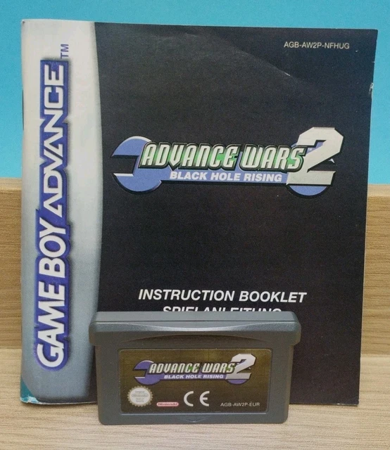 Jeu Advance Wars Pour Game Boy Advance - Version FR, Bon état Avec Notice Uniquement