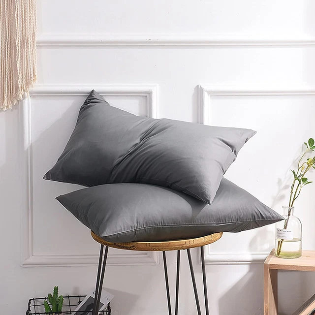 MOHAP Cooling Zippered Pillowcases 50X75CM 2 Pack- Super Soft Breathable Brus...