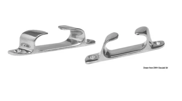 Pair Fairlead 150mm Marine Grade 316 Boat 40.203.76 Stainless Steel Osculati