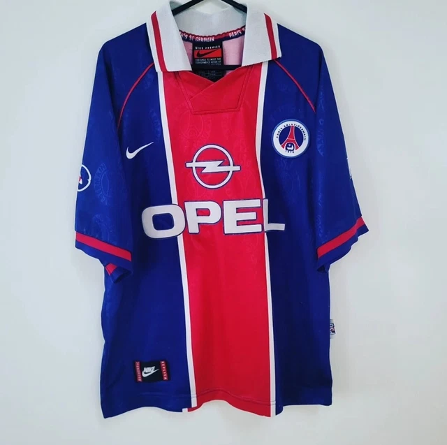 Original Paris Saint Germain PSG 1996 1997 Home Football Shirt Maillot Nike