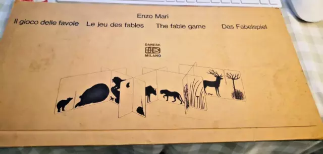1971 Enzo Mari THE GAME OF FAIRY TALES Danish Milan