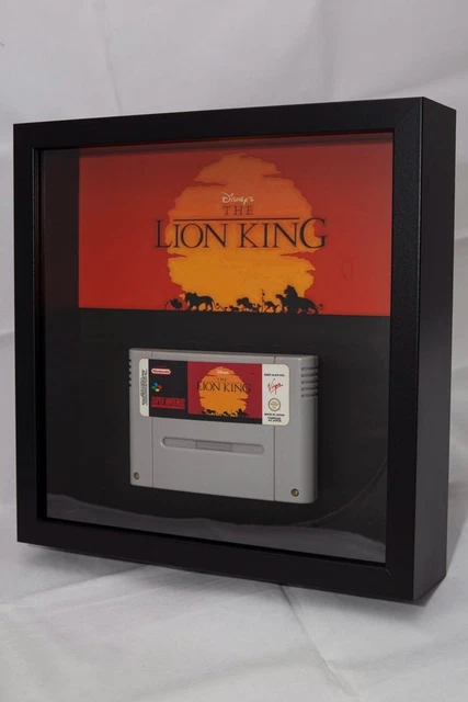 Mega Drive Frame DISNEY'S LION KING SNES / Mega Drive Cartridge Display Frame - Retro ...