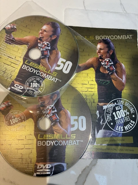 LESMILLS BODYCOMBAT CD DVD Les Mills Body Combat 32 DVD with Notes