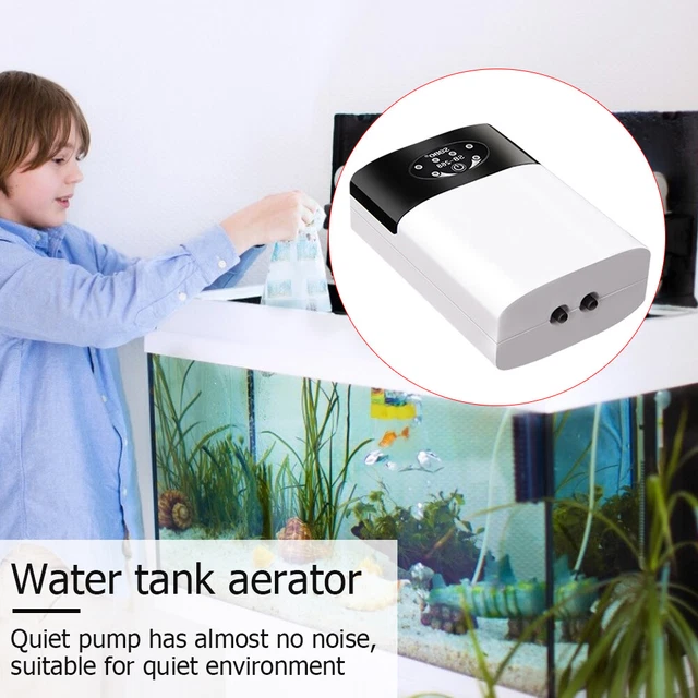 Pompa Aria Acquario 1.3W Con Pietra Porosa - Silenziosa Per Pesci, Kit Completo Con Valvola Di Ritenuta - Foto 14