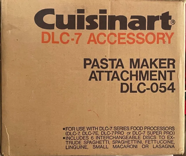 Cuisinart Pasta Maker Attachment DLC-054 For DLC-7-NEW