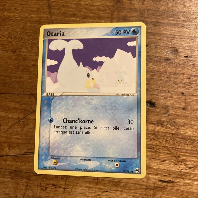 Pokemon - Otaria - 78/112 - Rouge Feu Vert Feuille - FR - NM+ / NEUF
