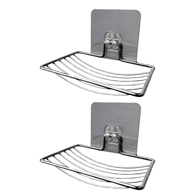 2 Pcs Seifenschale Aus Metall Seifen Halter Edelstahlseife Schwammhalter
