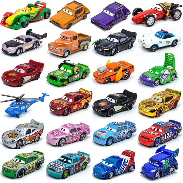 Disney Pixar Cars 3RD Lot Loose Lightning McQueen 1:55 Diecast Model Car Toys