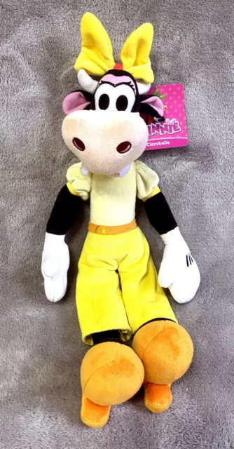 NEW DISNEY STORE Clarabelle Mickey Mouse Clubhouse Cow Stuffed Plush 15 ...