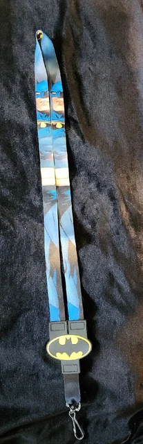 Double sided Batman Lanyard Shield DC Comics DARK KNIGHT ID HOLDER